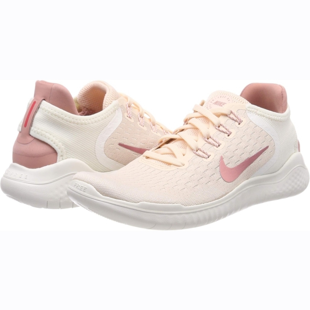 Nike Women's Free RN 2018 "Guava Ice" (Pastel Pink) Running Sneakers Sz 7.5 EUC